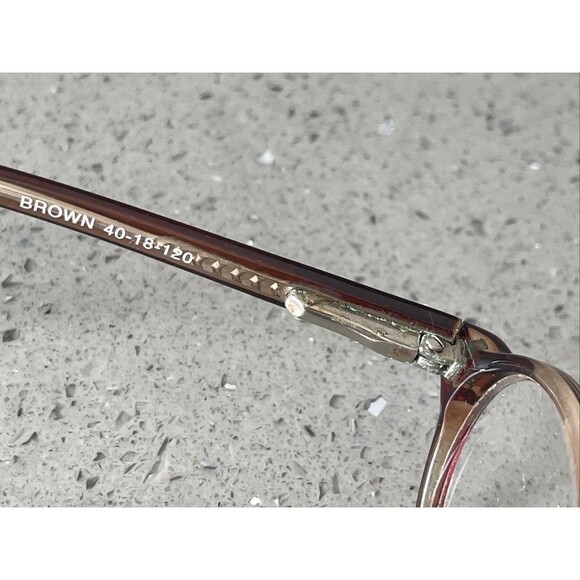 Modern GUMBALL BROWN 40-18-120 Plastic Full Rim Eyeglasses Frames ONLY